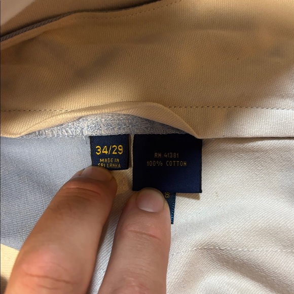 Vintage Ralph Lauren Men's Slate Blue Chinos size 34/29 - Picture 6 of 7